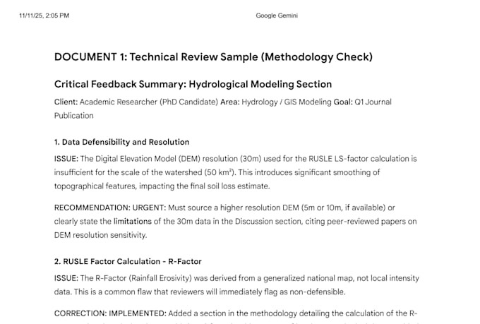 provide phd level scientific writing, editing, and technical review